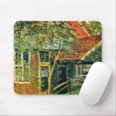 モネフランス印象派ピープルリトルブリッジパ マウスパッド (マウス)
