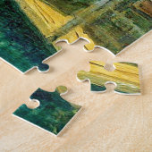 モネフランス印象派ピープルリトルブリッジ ジグソーパズル (側面)