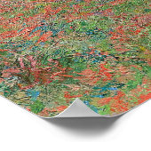 モネポピー絵画フィールド ポスター (角)