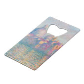 モネレグランド運河の印象派の人々有名 クレジットカード栓抜き (裏面アングル)