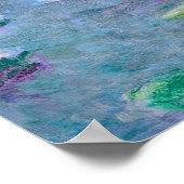 モネレニンフェアスウォーターリリーファインアート ポスター (角)