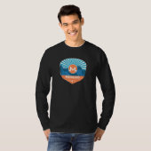 モネロXmrマウンテンサンセット暗号通貨サンライズ Tシャツ (正面フル)
