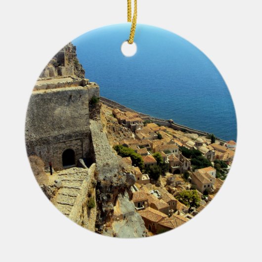 モネンバシア – ペロポンネーゼ セラミックオーナメント (正面)
