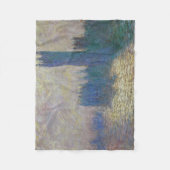 モネ国会議事堂(ロンドン) フリースブランケット (正面)