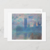 モネ国会議事堂（ロンドン） ポストカード (正面/裏面)