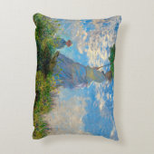 モネ女性パラソル印象主義 アクセントクッション (裏面(縦))