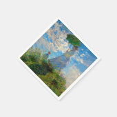 モネ女性パラソル印象主義 スタンダードカクテルナプキン (角)