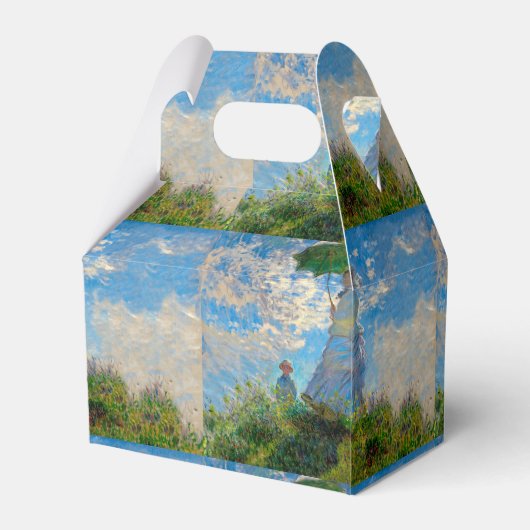 モネ女性パラソル印象主義 フェイバーボックス (裏面サイド)