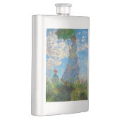 モネ女性パラソル印象主義 フラスク (右)