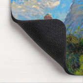 モネ女性パラソル印象主義 マウスパッド (コーナー)