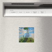 モネ女性パラソル印象主義 マグネット (インサイチュ (食洗機))