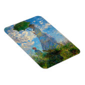 モネ女性パラソル印象主義 マグネット (右側)