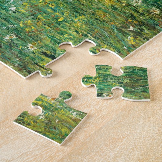 モネ川の岸 ジグソーパズル (側面)