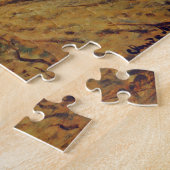 モネ川岸の歩兵の衛兵ファインアート ジグソーパズル (側面)