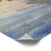 モネ帆船フランスの印象派 ポスター (角)