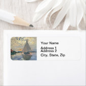 モネ帆船印フランスの象主義クラシック芸術 ラベル (インサイチュ)