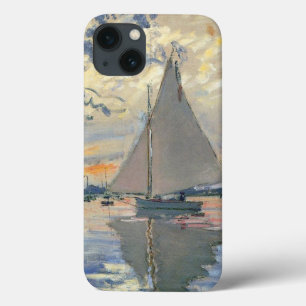 モネ帆船印フランスの象主義クラシック芸術 iPhone 13ケース