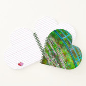 モネ日本のットブリッジと睡蓮 ノートブック (内部)