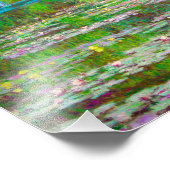 モネ日本のットブリッジと睡蓮 フォトプリント            (角)