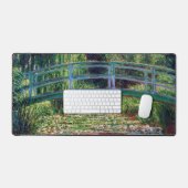 モネ日本のット橋 デスクマット (キーボード&マウス)