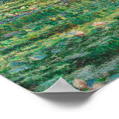 モネ日本のット橋 ポスター (角)