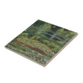 モネ日本のット足橋とウォーターリリープール タイル (側面)