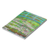 モネ日本の橋と水結び ノートパッド (回転)