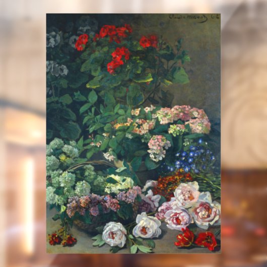 モネ春の花 ウィンドウサイン (シート2)