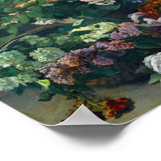 モネ春の花 ポスター (角)