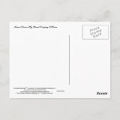 モネ水ゆり池泣き柳はがき ポストカード (裏面)