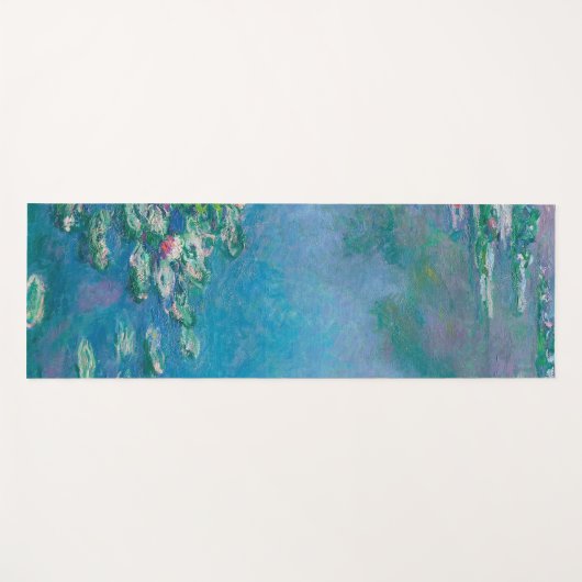 モネ水彩印象派絵を描の ヨガマット (正面(横))