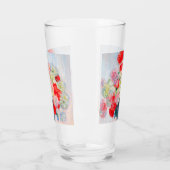 モネ牡丹 タンブラーグラス (左)