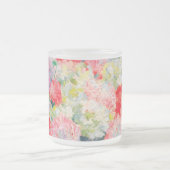 モネ牡丹 フロストグラスマグカップ (中央)