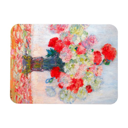 モネ牡丹 マグネット (横)