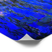 モネ睡蓮と柳 ポスター (角)