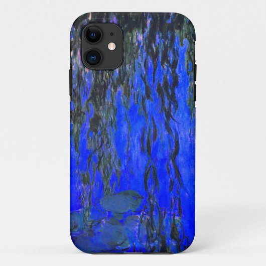 モネ睡蓮と柳 Case-Mate iPhoneケース (裏面)
