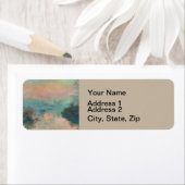 モネ素晴らしットサンセットア絵画ート印象派 ラベル (インサイチュ)