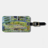 モネ素晴らしー日本のブリッジ&ウォーターリリー池 ラゲッジタグ (正面横)