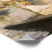 モネ絵を描ズインザズスタジオボート | エドゥアルマネ ポスター (角)