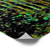 モネ絵画の庭でアルゼンチュイル ポスター (角)