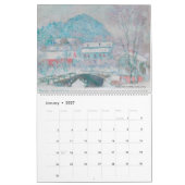 モネ絵画コレクション2024年カレンダー カレンダー (1月 2027)