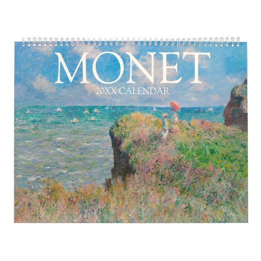 モネ絵画コレクション2024年カレンダー カレンダー (カバー)