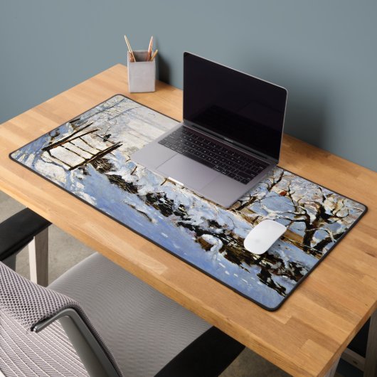 モネ絵画ットのカササギ デスクマット (オフィス2)