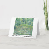 モネ絵画ッ考えライズのカード カード (裏面)