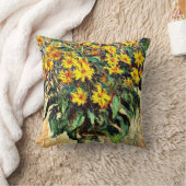 モネ美術：エルサレム・アーティチョーク クッション (ブランケット)