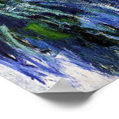 モネ薄紫アイリスポスター ポスター (角)