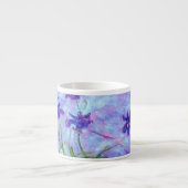 モネ薄紫アイリス エスプレッソカップ (正面)