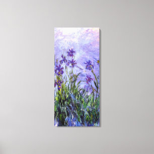 モネ薄紫アイリス キャンバスプリント
