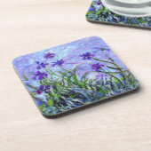 モネ薄紫アイリス コースター (左側)