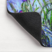 モネ薄紫アイリス マウスパッド (コーナー)